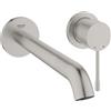 GROHE Essence New Rubinetto Miscelatore per Lavabo a 2 Fori, Taglia M, Cromo Spazzolato 19967DC1