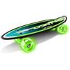 Stamp Sas JS123310L Skate Board 24 x 7, ruote Lightning, verde/blu/nero/bianco