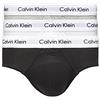 Calvin Klein Confezione 3 Slip Uomo tripack Mutande CK Articolo U2661G 3P Hip Brief, 998 Nero/Bianco/Grigio - Black/White/Grey, S