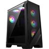 MSI MAG FORGE 120A AIRFLOW computer case Midi Tower Nero, Trasparente