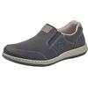 Rieker 17363 Uomo Mocassini, Nero (Black/Grau/Black/Polvere 00), 40 EU