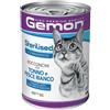 Monge Gemon Cat Sterilised Bocconcini 415 gr - con Tonno e Pesce Bianco - Confezione da 24 pezzi - Cibo umido per gatti - SPEDIZIONE GRATIS 1° ORDINE + scegli lo sconto BZR5 / BZR20
