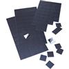 Franken MPL22SB - Piastra magnetica, spessore 1 mm, 20 mm x 2 cm, nero, 50 Pezzi