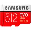Samsung Micro SD 512 GB Micro SDXC Classe 10 + Adattatore SD - MB-MC512HA/EU