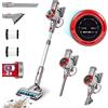Duronic VC28 Scopa elettrica ricaricabile 220W con 2 batterie | 3 velocità | Aspirapolvere e aspirabriciole senza fili | Batteria ricaricabile | Autonomia 50min | Senza sacco | Filtro HEPA