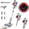 Duronic VC24 Scopa elettrica ricaricabile 220 W | 3 velocità | Aspirapolvere e aspirabriciole senza fili | Batteria ricaricabile | Autonomia 50 min | Senza sacco | Filtro HEPA | Tappeti e pavimenti