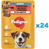 PEDIGREE Adult 24x100g pezzi in gelatina con manzo e fegato per cani adulti