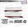 Adesivi motore marino fuoribordo Mercury 40 cv LIGHTNING XR RESTYLING stickers