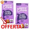 Edgard Cooper Dog Puppy con Salmone e Tacchino - Offerta [PREZZO A CONFEZIONE] Quantità Minima 2, Sacco Da 12 Kg