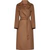 Max Mara Studio Cappotto in lana, cachemire e seta con cintura
