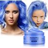 HaiolorPro Blu gel colorato per capelli Uomo e Donna Lavabile, colore temporaneo capelli per Bambini