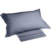 Caleffi - Completo Letto Matrimoniale con Lenzuola Matrimoniali Cotone 100% 240x285, Lenzuolo con Angoli Matrimoniale Coprimaterasso Sotto 180x200 per Materasso Alto 28cm, 2 Federe Cuscino Letto 50x80