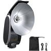 GODOX Lux Senior Retro - Flash automatico e manuale GN14, 6000 K ± 200 K, compatibile con fotocamere Canon/Nikon/Sony/Fujifilm/Olympus