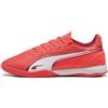 PUMA Scarpe da calcetto KING MATCH unisex, Scarpe, Glowing Rosso/Bianco/Rosso Fire, 44