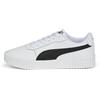 PUMA Sneakers Carina 2.0 da donna, Scarpe, Bianco/Nero/Silver, 35.5