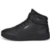 PUMA Sneakers Carina 2.0 Mid Winter da donna, Scarpe, Nero/Nero/Dark Shadow, 35.5
