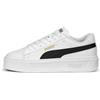 PUMA Sneakers Smash Platform v3 da donna, Scarpe, Bianco/Nero/Oro, 42