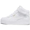 PUMA Sneaker Carina Street Mid da donna, Scarpe, Bianco/Oro, 37
