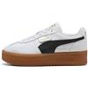 PUMA Sneakers Palermo Elevata in pelle da donna, Scarpe, Bianco/Gum, 35.5