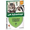 ELANCO ADVANTAGE SPOT ON GATTI 40 - 4 PIPETTE INFERIORE A 4 KG SCADENZA 03-2029