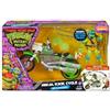 Giochi Preziosi TMNT Ninja Turtles Leonardo 30cm con Moto Kick Cycle di Giochi Preziosi