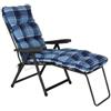 SalMar Poltrona Sdraio Imbottita Relax Santorini Bracciolo Imbottito regolabile Assortita vari colori SAN59N