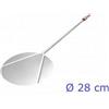 Fraschetti Pala Pizza Inox Tonda Cm 32 Manico 140 Cm
