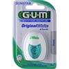 SUNSTAR ITALIANA Srl Gum Original White Filo Interdentale 30m - Filo per la Pulizia degli Spazi Interdentali, Rimozione delle Macchie, Igiene Orale