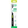 SUNSTAR ITALIANA Srl Gum Sonic Daily Spazzolino Batteria Adulti Black - Pulizia Orale Avanzata e Design Elegante