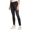 Calvin Klein Donna Jeans Mid Rise Skinny Fit, Nero (Denim Black), 32W/32L
