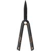 Fiskars Cesoie per siepi SingleStep, Lame ondulate in acciaio di alta qualità, Lunghezza: 58 cm, Nero opaco, HS22, 1001433