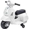 e-Spidko Vespa GTS Bianca, Veicolo Elettrico per Bambini, cavalcabile, Colore, 40624 3+ anni Carica batteria incluso