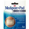 3M Cerotti sterili Medipore + pad professional care 5 pezzi in tnt varie misure