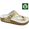 Sandali infradito woodstock 3.0 gold oro gelattto plantare anatomico gelato
