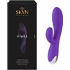 Skyn vibes doppia stimolazione intima vibra in 20 modi - silicone