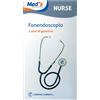 Fonendoscopio per adulti Med's Nurse testa piatta in alluminio fonendo