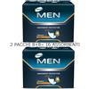 Tena men 2 pacchi 16 assorbenti uomo livello 3 super protezione scudo conchiglia
