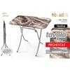 TAVOLO PIEGHEVOLE CM. 90X60X75H GRIGIO MARMO