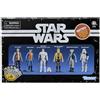 Hasbro Star Wars Retro Collection, Action Figure da 9,5 cm ispirate a Star Wars: Una Nuova Speranza, Confezione Multipla da 6 Action Figure