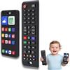 Broemba Telecomando Baby & Cellulare - Giocattolo realistico senza elettronica - 100% silicone massaggiagengive per ragazzi e ragazze - Senza BPA