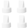 Spectra, tiralatte, ricambi in silicone a becco d'anatra (confezione da 4 pezzi)