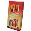 Brightium Set di 7 cacciaviti con buscapoli 3 x 140 mm, ideale per lavori elettrici e riparazioni domestiche.