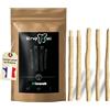 Scrupmi® Spazzolino da denti Miswak/Siwak, 5 bastoncini, qualità superiore, 100% naturale, 0% plastica, tradizionale arabo, riutilizzabile