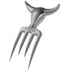 Steakchamp Steak Champ Bull Fork Forchetta da Carne: Solida Forchetta da Portata, Ideale per Carne e Arrosti, Posate da Intaglio, In Lega di Zinco, Cromata, Lavabile in Lavastoviglie