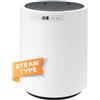 Y&O Umidificatore Ambiente 10L, Umidificatore a Vapore Fino a 100m², Umidificatori per Tutta la Casa per Stanza dei Bambini, Camera da Letto, Ufficio, Volume di Nebbia 400ml/h-1200ml/h, Bianco