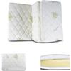 Moni materasso lettino Dreamland pieghevole 120 x 60 x 5cm rivestimento lavabile, colorazione:bianco 2