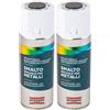 Arexons 3293 SPEC.METALLO NERO INTENSO BRILLANTE RAL 9005 ML 400, 400 ml (Confezione da 2)