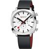 Mondaine Orologio Analogico al Quarzo Svizzero Uomo con Cinturino in Pelle MSL.41410.LBV.SET