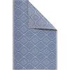 JEMIDI Tappeto Esterno Terrazzo 120x180 cm - Tappeti Esterni Giardino Grandi - Arredamento Salotto Moderno - Lavabile Pelo Corto Blu Scuro - Boho Chic