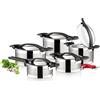 Tescoma 780610 Batteria in acciaio inox, linea Ultima, acciaio inox, set 10 Pezzi